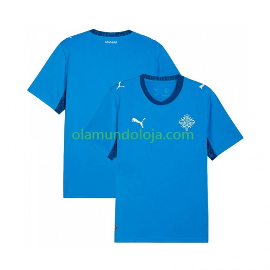 Camisola Islândia Homem Equipamento Primeiro 2026 Manga Curta